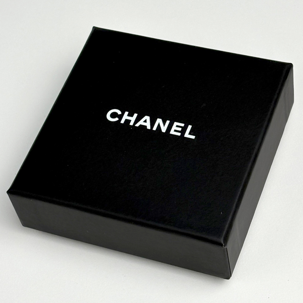 CHANEL Silver Logo Brooch - Picture 7 of 7